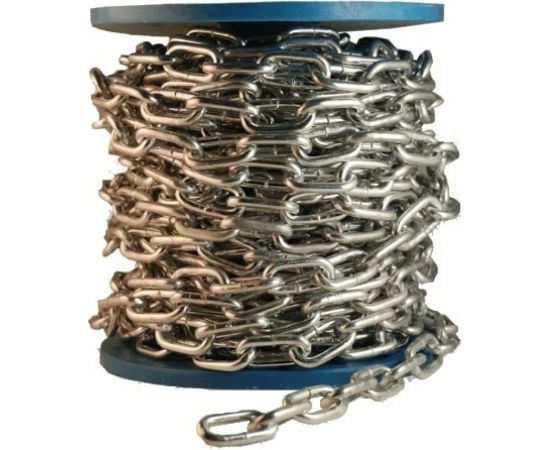 Сварная короткозвенная цепь Метизный двор 6 мм DIN 766, 18 м. 4690441031419 
