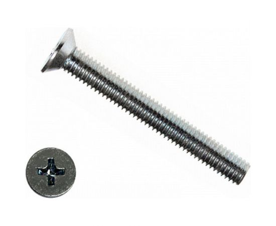 Винт КРЕП-КОМП потайной, нержавейка DIN965 А2 6х40 200шт впн640 