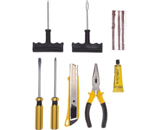 Автомобильный усиленный двухпоршневой компрессор REXANT в кейсе, с набором инструментов, 60 л/мин, 10 атм 80-0524 – изображение 8