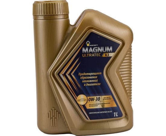 Моторное масло Роснефть Rosneft Magnum Ultratec A3, 0W-30, канистра 1 л (-РНПК) 40816832 – изображение 3