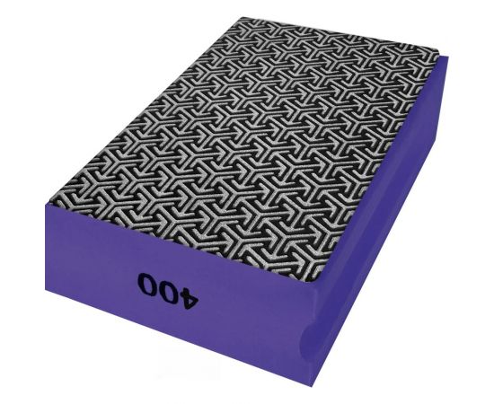 Губка алмазная гальваническая шлифовальная 90x55 мм, Р400 vertextools 90-55-400 – изображение 3