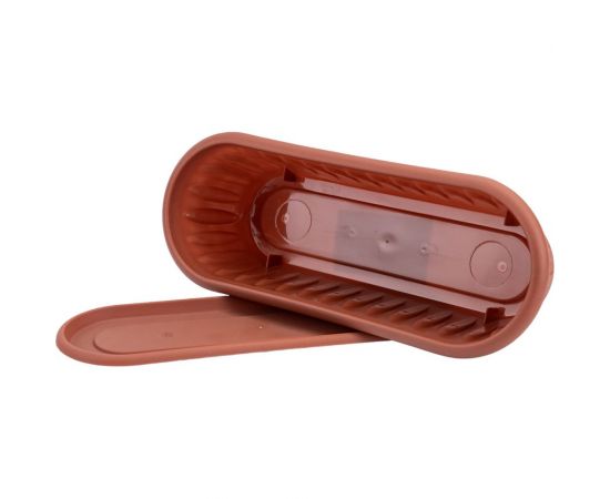 Кактусница Martika Фелиция терракотовый, с поддоном С176Т – изображение 3