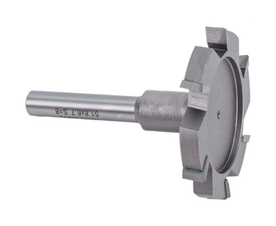 Фреза для выравнивания дна (слэбовая) 51.8x6x81 мм, ц/х 8 мм, Z6 PROCUT DMR-KM02 – изображение 2