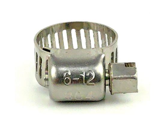 Червячный хомут HG 6-12 мм, 10 шт. 4962077 – изображение 3