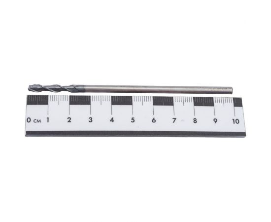 Фреза спиральная по стали 4x20x100 мм, Z2, ROTIS 142.042000SLA – изображение 2