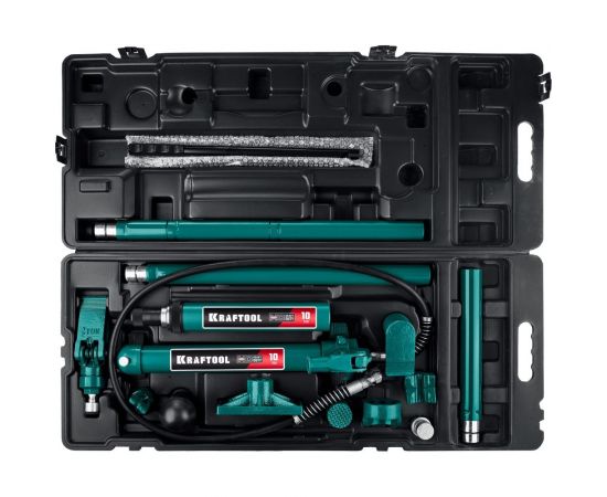 Гидравлический набор для правки кузова KRAFTOOL 10 т, в пластиковом кейсе 43435-10 – изображение 7