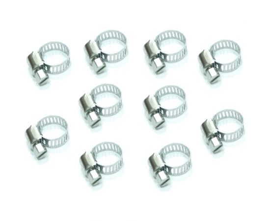 Червячный хомут HG 6-12 мм, 10 шт. 4962077 – изображение 6