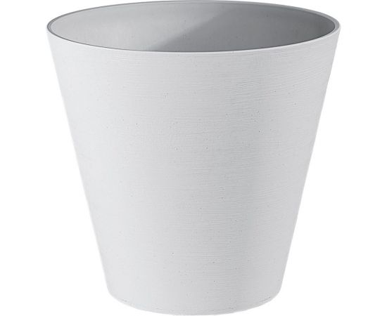 Горшок Teraplast RE-POT Hoop Round Self Watering диам. 16 см, высота 15 см, белый 33703016237 