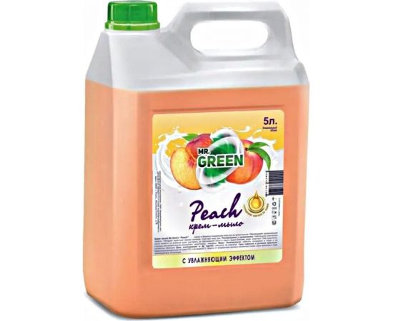Увлажняющее крем-мыло MR.GREEN Peach 5 л ПНД 42000 