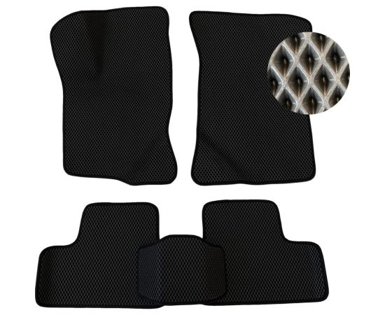 Автоковрики ЕВА KIA OPTIMA 4 2015-2020 черный 2042159260513 