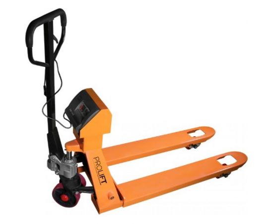 Гидравлическая тележка с весами PROLIFT CW 25, грузоподъемность 2500 кг, 1150х555 мм, колеса полиуретан CW25 
