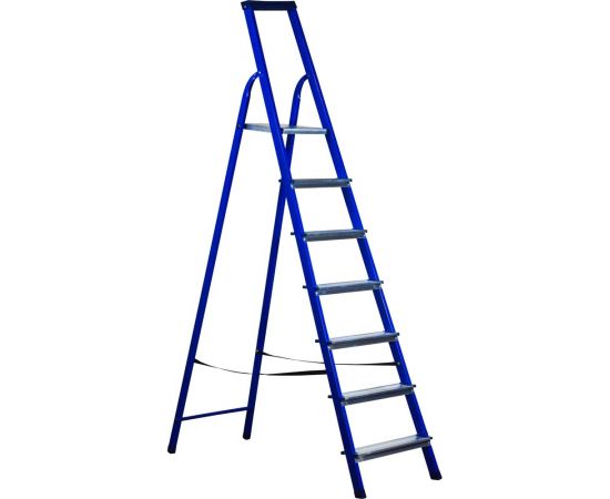 Стальная стремянка с органайзером STAIRS 7 ступеней CS 07 LX 