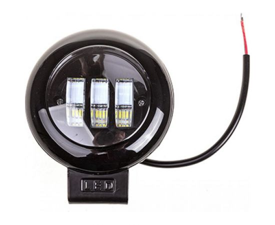 Светодиодная фара SKYWAY OFF ROAD круглая 12V/24V 30W 6000K, дальний свет S08401036 