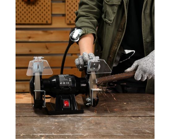 Заточной станок DEKO DKGM200-150, с лампой 063-4323 – изображение 5