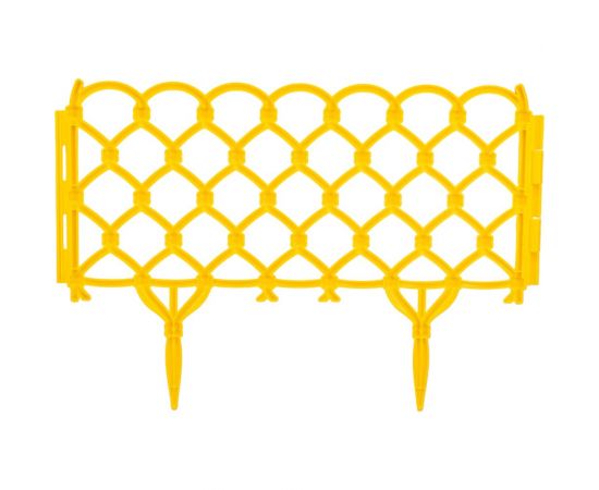 Декоративный забор Дачная мозаика Фаберже желтый 15242 – изображение 2