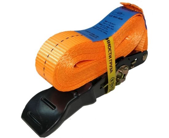 Стяжной кольцевой ремень UVE 800 daN, 5 м, 25 мм, оранжевый, ERGO RS-25-1000-5-ergo – изображение 2