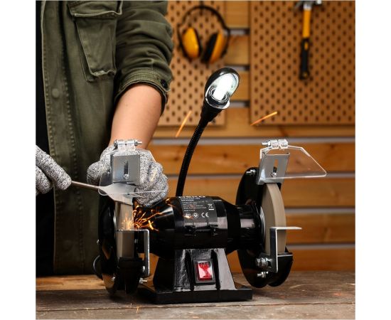 Заточной станок DEKO DKGM200-150, с лампой 063-4323 – изображение 4