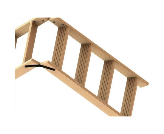 Чердачная лестница OMAN TERMO LONG 55х120 см, 330 см УТ000035912 – изображение 2