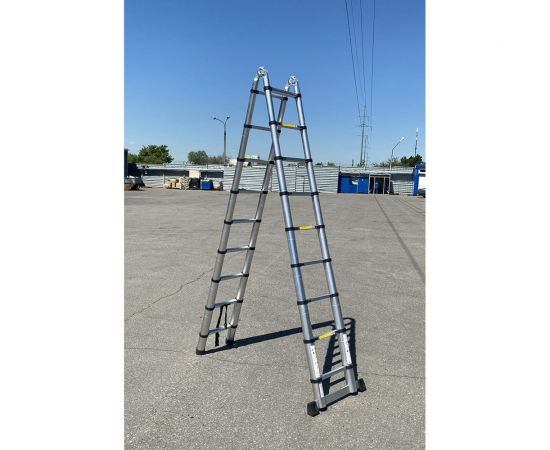 Телескопическая стремянка SevenBerg QH 2x9 - 5,6 м. – изображение 3