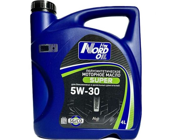 Моторное масло NORD OIL Super 5W-30 SG/CD 4л NRL088 