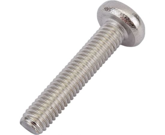 Нержавеющий винт с полукруглой головкой KREPFIELD M6x30 мм, DIN 7985, А2, крестообразный шлиц PH, 10 шт. 7985А2ВИНТ6X30-10 