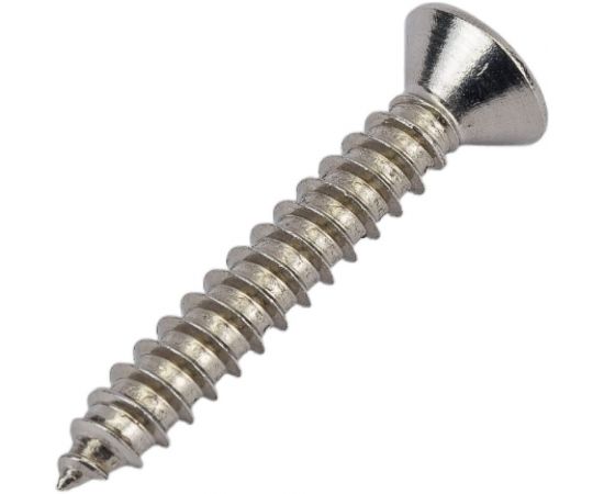 Нержавеющий саморез с потайной головкой KREPFIELD 3,9x25 мм, DIN 7982, А2, крестообразный шлиц PH, 50 шт. 7982А2САМОРЕЗ3.9X25-50 