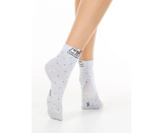 Женские хлопковые носки Conte elegan t classic 17с-183сп, р.25, 252 светло-серый 1001320730040154252 – изображение 3