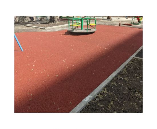 Покрытие из резиновой крошки ООО Амортекс 1500x6000x10 мм цвет красный 0046 – изображение 5
