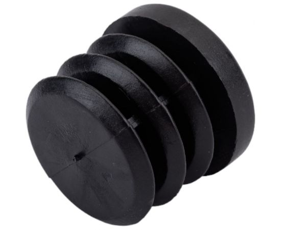 Внутренняя заглушка для трубы Tech-Krep D25 мм, черный пластик, 4 шт. пакет 512030 – изображение 3