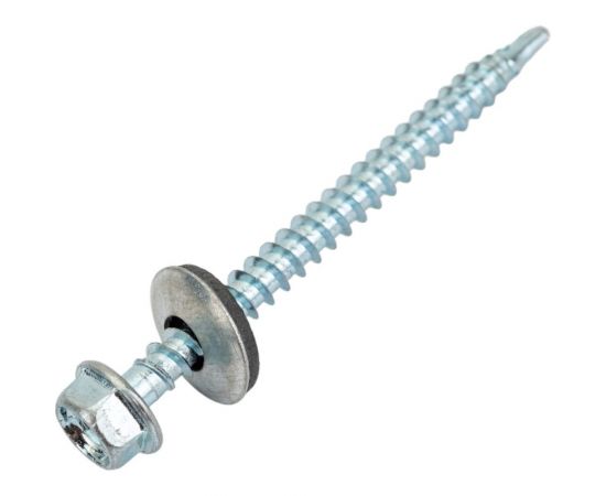Кровельный саморез крепежная техника цинк 4.8х60 мм, 150 шт 431008 БК – изображение 2