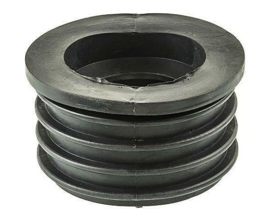 Переходная манжета Профитт d 40x73 сантехническая, канализационная, трехлепестковая, черная 2227589 – изображение 7