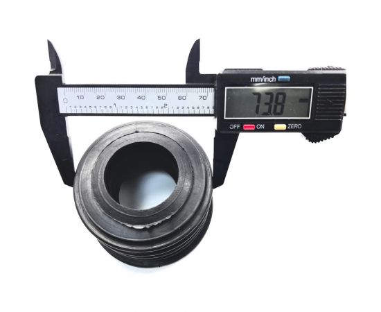 Переходная манжета Профитт d 40x73 сантехническая, канализационная, трехлепестковая, черная 2227589 – изображение 4