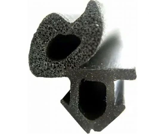 Уплотнитель для окон и дверей KOMFORT москитные системы rehau raucell ПВХ, черный, 6м УРЧ02027 