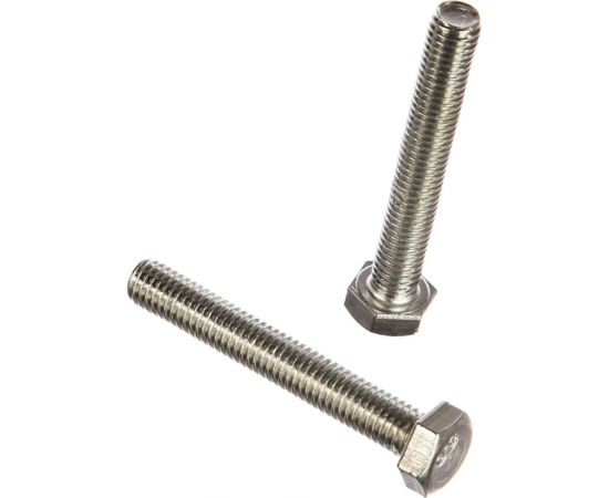 Болт с ш\г Качественный КРЕПЕЖ полная резьба DIN 933 558 8x55 35 шт 0300807 КЧ 