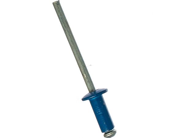 Заклёпка вытяжная синяя (150 шт; 4х10 мм; RAL 5005150) Качественный КРЕПЕЖ 0200535 КЧ 