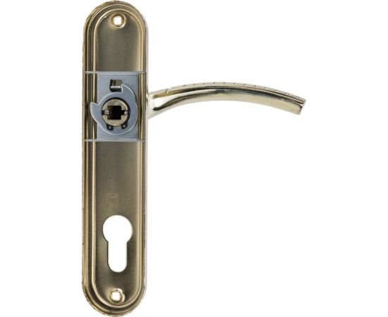 Врезной замок с ручками Аллюр 132/3 GP латунь 5962 