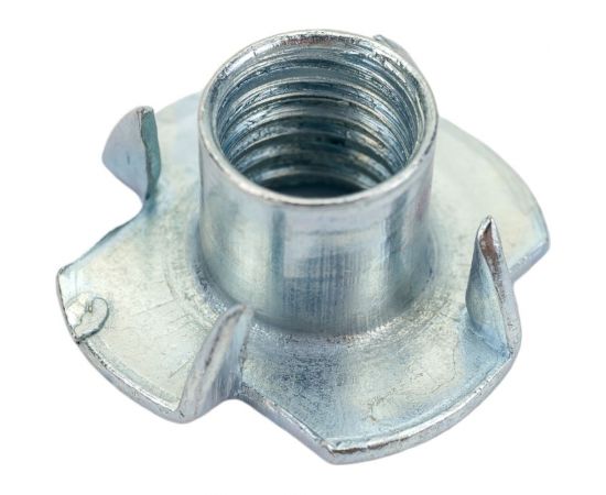 Крыльчатая мебельная забивная гайка DINFIX DIN 1624, оцинкованная, М10, 50 шт. 00-00002848 