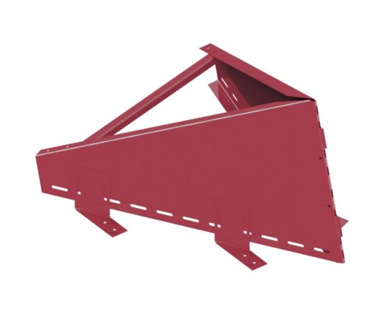 Снегорассекатель, красный на ножках РОССТИН H400 (Ст3-1,0) НФ-00047062 