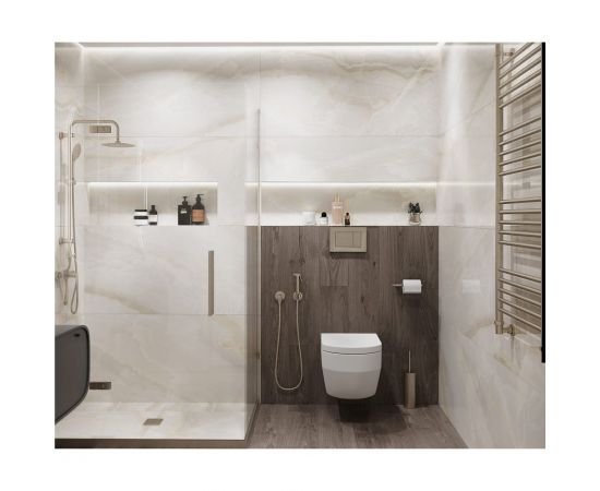 Керамогранит LAPARET Stubay onyx crema 60x60см, полированный, 1.44 кв. м, 4 шт. х9999282651 – изображение 3