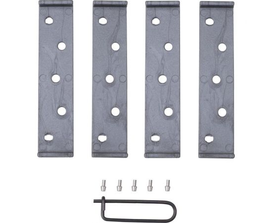 Петля двойного действия ALDEGHI LUIGI SPA 125х48х42 мм цвет: сталь, к-т: 2 шт + ключ 101AL125B2 – изображение 3