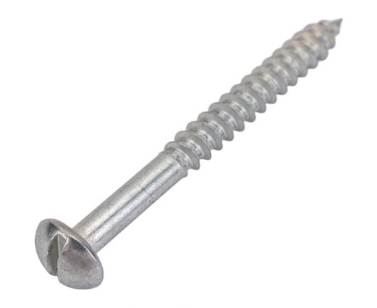 Набор Качественный КРЕПЕЖ белый дюбель 8х45 + шуруп 5х50 п/гол. оцинк. 35 шт 0300981 КЧ – изображение 2