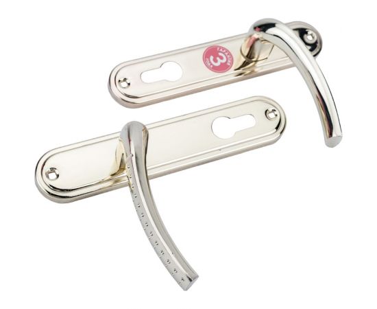 Врезной замок с ручками Аллюр 132/3 GP латунь 5962 – изображение 11