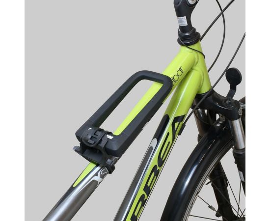 Навесной замок с креплением на раму Авангард PYTHON 626 BLACK силикон, всепогодный 14858 – изображение 5