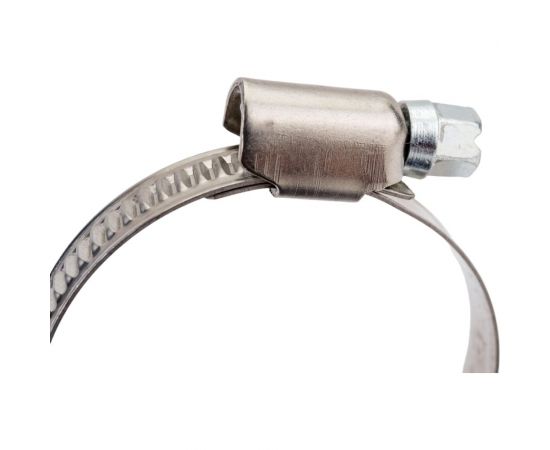 Червячный хомут СВК оцинкованная сталь, w1/9 мм, 30-45 мм SVK-GW1045 – изображение 2