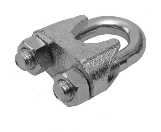 Зажим троса DIN 741 оцинкованный 10 шт. (16 мм; ТФ5) Зубр 4-304415-16 