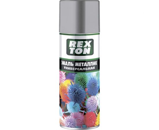 Универсальная эмаль REXTON (металлик; алюминий; аэрозоль; 520 мл) RT-130.00 