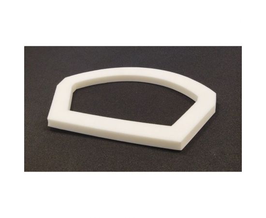 Прокладка между бачком и унитазом HG 8 мм фигурная, ЭВА, белая 184х120 мм 4962763 – изображение 2