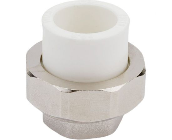 Комбинированная муфта СТМ ПЛАСТ PP-R, разъемная, с внутренней резьбой DN 25х1/2 CPRF2512 – изображение 4