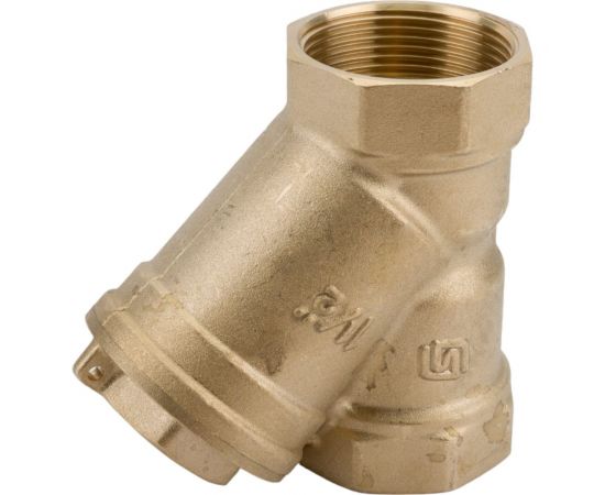 Фильтр сетчатый DN.ru ФС Ду40 Ру20 внутренняя резьба, латунный, со сливной пробкой D260-00880 – изображение 3