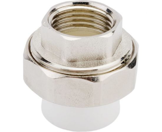 Комбинированная муфта СТМ ПЛАСТ PP-R, разъемная, с внутренней резьбой DN 25х1/2 CPRF2512 – изображение 3